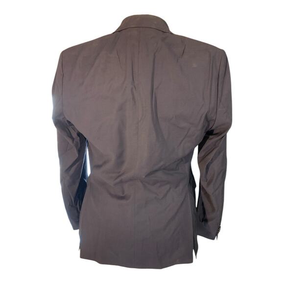 J Lindeberg Men's Navy Blue 2 Button Blazer Virgin Wool 48R - Picture 2 of 6